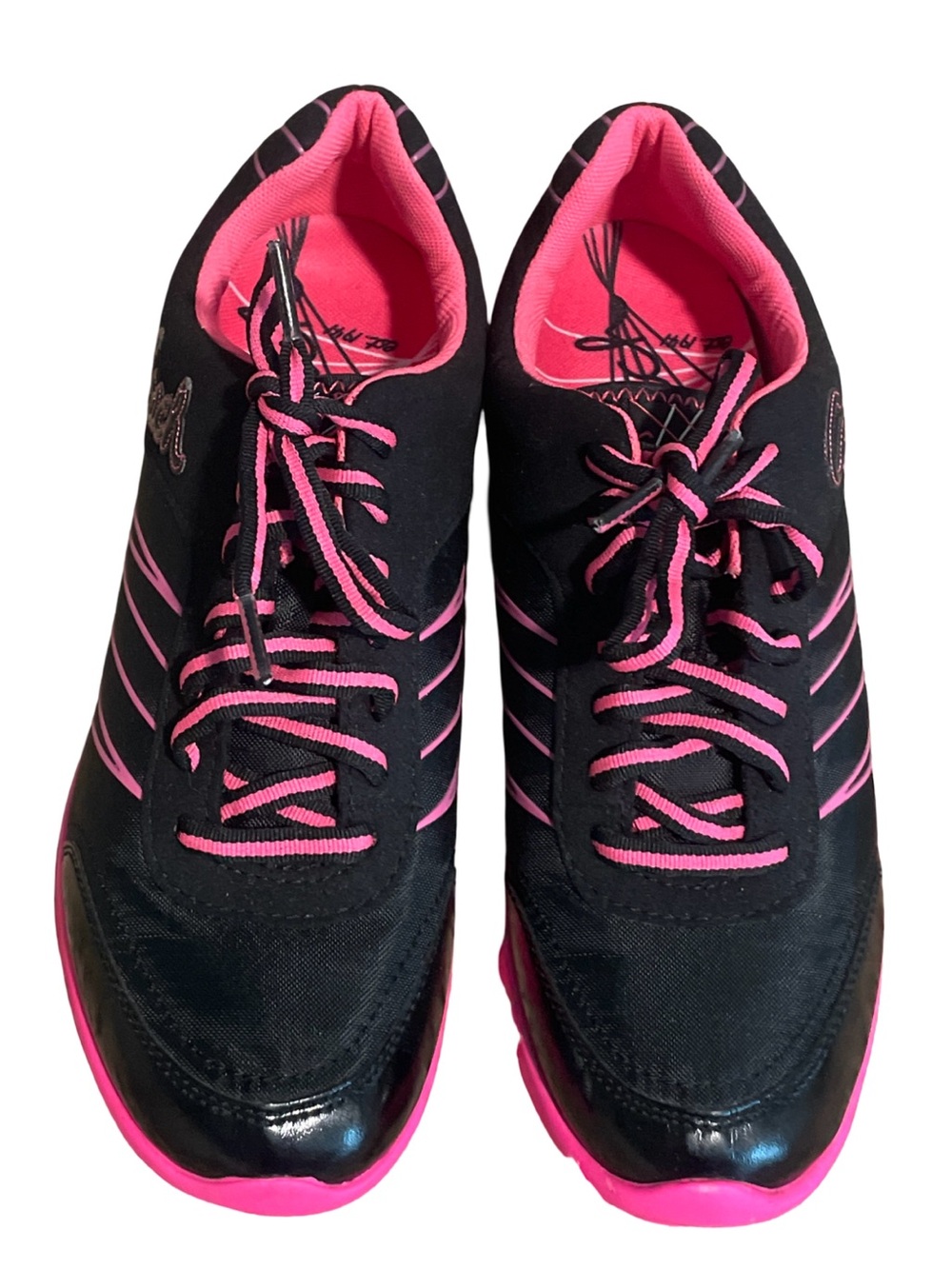 Coach black and pink Darla sneakers